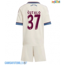 Camisa de time de futebol Ajax Josip Sutalo #37 Replicas 3º Equipamento Infantil 2025-26 Manga Curta (+ Calças curtas)